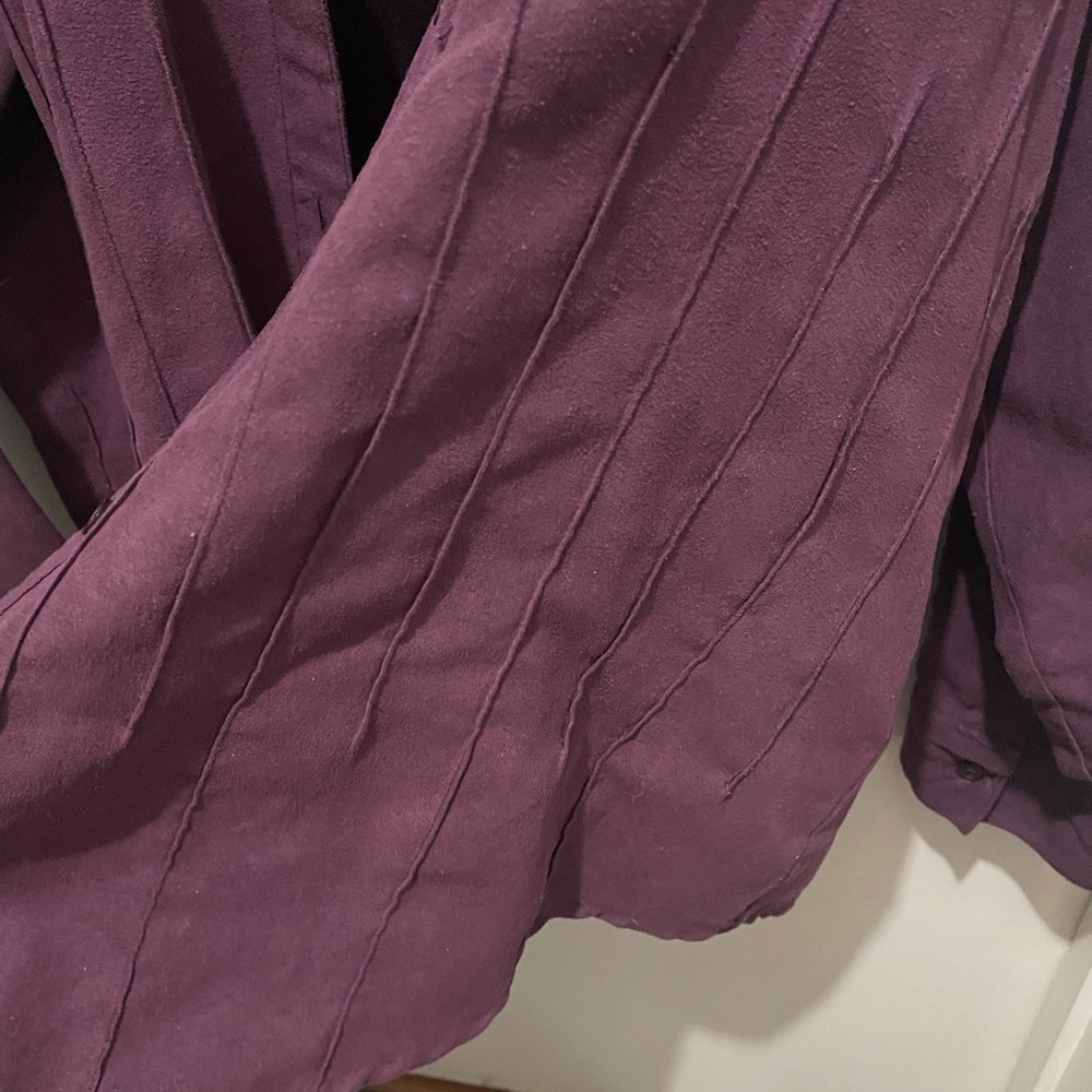 Suede button down - Picture 3 of 4